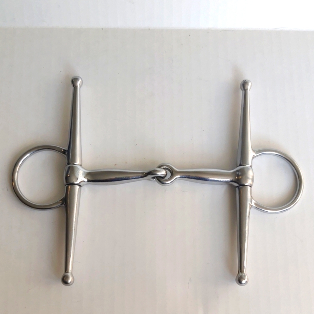 Full cheek snaffle bit, 5"